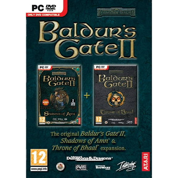 Baldurs Gate II (2 PC Game Collection) Shadows of Amn and Throne of Bhaal