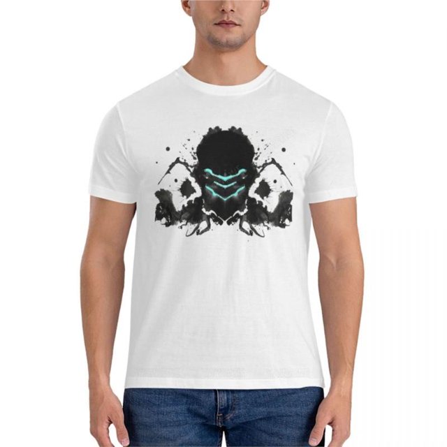 Camiseta de cuello redondo para hombre camiseta esencial espacial muerta camisetas bonitas para el sudor camisetas de manga corta para hombre grandes y altos