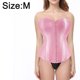 thumbnail image 2 of Corsé hasta cintura deshuesada Cincher Bustier Top Túnica sexy con botones delanteros - Rosa, 2 of 5