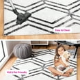 thumbnail image 4 of SAFAVIEH Adirondack Bailey Geometric Area Rug, Ivory/Charcoal, 2'6" x 4', 4 of 14