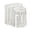 #2-Clear【Wall-mounted Toothbrush Holder x1, Toothbrush Cup x1】, variant on Wall-mounted Toothbrush Rack, Adhesive No-drill Bathroom Organizer with Drainage Holes, Space-saving Modular Holder for Countertop Storage, Topliu