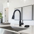thumbnail image 5 of Wowow Kitchen Faucet with Glass Rinser, Stainless Steel Kitchen Sink Faucet and Cup Rinser Combo for Kitchen Sink, Oil Rubbed Bronze, 5 of 7