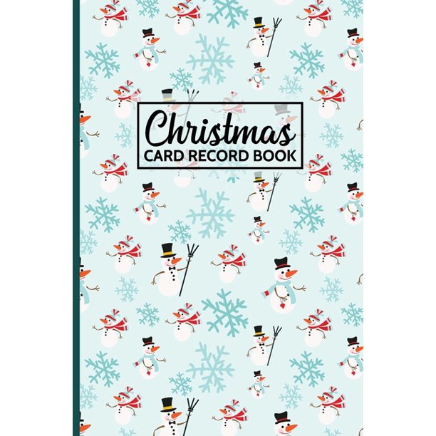 Christmas Card Record Book A 6 Year Address Organizer (Paperback)