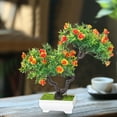 thumbnail image 5 of JingChun Clearance Under $2.00 Simulation Flower Bouquet Living Room Table Flower Arrangement Flower Decoration Vase Potted Plant, 5 of 6
