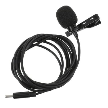 USB Type C Lavalier Microphone 1 Piece Professional Clip On Lav Mic