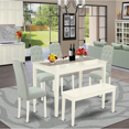 CACE6MAH10 Capri Dining Room Set Contains a Rectangle Kitchen Table