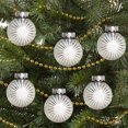 thumbnail image 4 of SRUILUO Christmas Ornaments Ball 6PCS, 6cm/2.36in Shatterproof Christmas Bulbs, Hanging Decorations Balls for Wreath, Xmas Tree, Holiday, Wedding, Party Decor, 4 of 5
