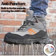 thumbnail image 4 of AUXDIQ Safety Trainers Men Women Steel Toe Cap Trainers Lightweight Work Shoes Comfy Industrial Sneakers Construction Work Boots, 4 of 6