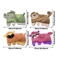 thumbnail image 3 of Pineapple Plush Dog Toy with Squeaker and Crinkle, Interactive Small Dog Toy for Play, Fun Squeaky Chew Toy for Pets(9.84*6.89in,Brown), 3 of 9