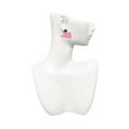 thumbnail image 4 of Delight Jewelry Acrylic 1.25" Hot Pink Cheer Megaphone Black Crystal Clip on Earrings, 4 of 5