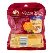 Angle View: Wellness Petite Treats Grain-Free Crunchy MiniBites with Duck Small Breed Dry Dog Treat, 6 oz