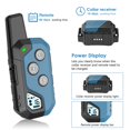 thumbnail image 3 of Collar de adiestramiento para perros PIOUNS Shock IP67, control remoto impermeable, 3 of 7