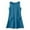 Navy, variant on Wangkekeji Girl's Summer Boho Tie Shoulder Midi Tiered Dresses With Pockets Girls Bridesmaid Dresses