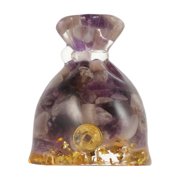 Tree Shui Feng Crystal Fortune Statue Wealth Bonsailucky Figurine Chinese Money Coins Figurines Gemstone Decoration