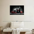 thumbnail image 2 of Elephant Stock Wine And Grapes Red Pop Wall Art - Horizontal Canvas Wall Art - Living Room Wall Decor - Food And Drink Canvas - Red And Black Decor - 30" x 20", 2 of 8