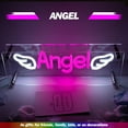 thumbnail image 6 of UPONRAY Angel Desktop Neon Signs, 13.8"*4.7" Dimmable & USB-Powered LED Neon Light, Stylish Desktop decoration as Gifts for Valentine's Day, Lover, Family, Friend, Children, 6 of 11