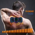 thumbnail image 3 of Masajeador eléctrico EMS para cuello, parche de masaje Cervical, estimulador muscular de pulso, alivio portátil del dolor corporal, 8 modos, 3 of 4