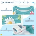thumbnail image 2 of FORMRS Boys Rash Guard Short Sleeves Swim Shirt Quick Dry UPF 50+ Sun Protection, Sizes 3-12T, Cartoon Easter Bunny, 2 of 6