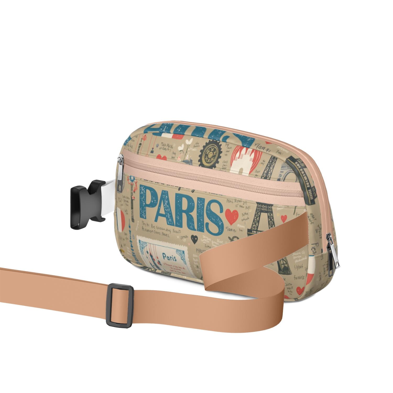 Crossbody Fanny Pack for Sports Enthusiasts Commuters HandsFree Running Belt for Jogging with Adjustable Strap for Outdoors Workout Traveling Tower Sporty Waist Pack