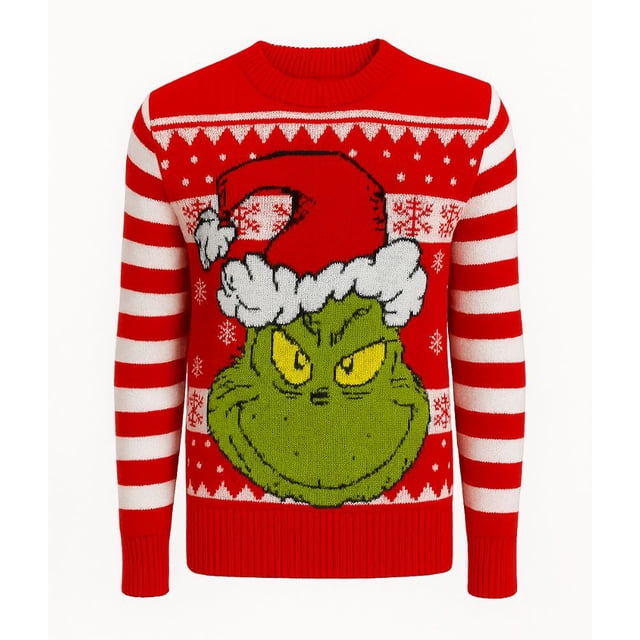Suéter Navideño para Niña Grinch Dr. Seuss Talla 2 Años Color Rojo
