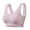 Purple, variant on Clearance Bras! Ashirexll Wireless Bras for Women, Plus Size Sports Solid Color Soft Moisture Wicking No Steel Ring Breathable Gathering Bra Pink 3XL