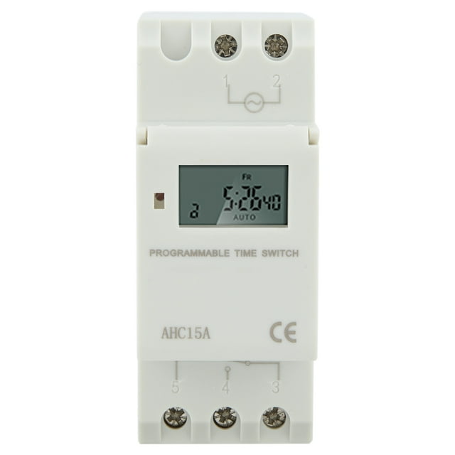 Temporizador programable LCD Digital, interruptor de relé de Control de tiempo, 220V CC, 16V