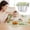 B, variant on Practical household fresh-keeping box (10.5 * 10.5 * 7.2cm) B Daily leftover food sealed storage,Food storage bag,PE plastic-B