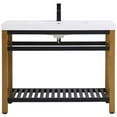 thumbnail image 4 of Elegant Kitchen and Bath 42 inch Single Bathroom Metal Vanity in Golden Black, 4 of 15