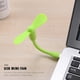 thumbnail image 3 of Mini ventilador USB portátil flexible para Power Bank/Laptop Summer Gadget Green, 3 of 8