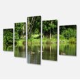 thumbnail image 2 of Bushes and Trees in River Bank - Impression sur Toile Paysage, 2 of 3
