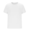 thumbnail image 4 of Posijego Boys Pocket T-Shirts Short Sleeve Shirts Summer Crew Neck Casual Kids Basic Tees Athletic Workout Tops 5-15 Years, 4 of 7