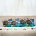 thumbnail image 3 of Ambesonne Marine Throw Pillow Cover 4 Pack, Sea Cave on Zakynthos, 24", Tan Pale Blue, 3 of 6