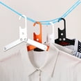 thumbnail image 5 of 6 Pcs Coat Hangers Outdoors Hangers Collapsible Hangers for Clothes Folding Hangers Travel, 5 of 6
