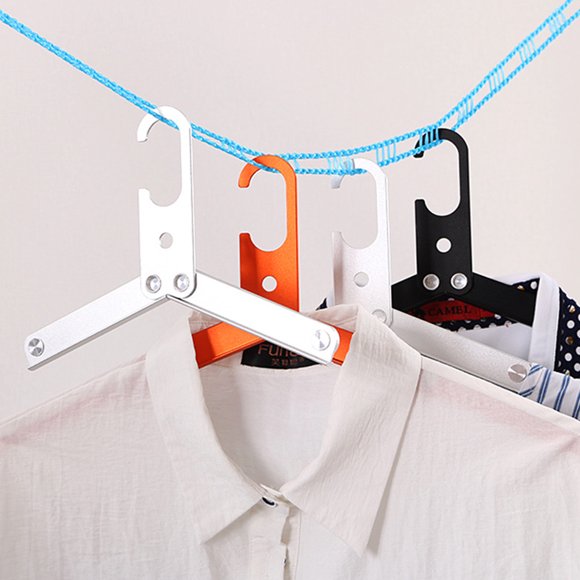 WRISTBIQUE 3Ud Plegables De Aluminio Y Acero Inoxidable Para Organizar Ropa En Casa Y Viaje