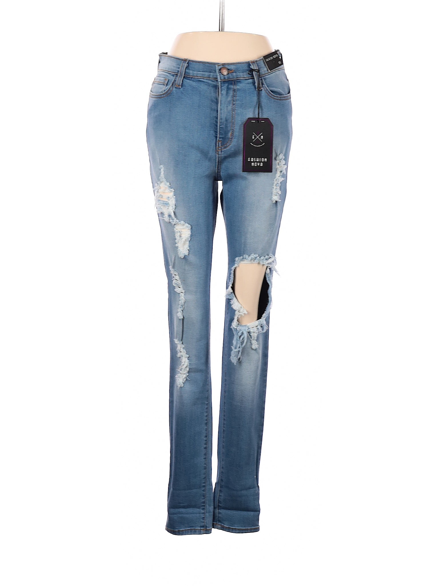 Fashion Nova - Pre-Owned Fashion Nova Women's Size 11 Jeans - Walmart ...