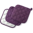 thumbnail image 6 of 3Pcs 100% Cotton Basic Terry Collection Quilted，Pot Holder for Cooking and Baking, 7 x 7 inch, 6 of 9