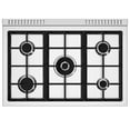 thumbnail image 4 of Bertazzoni Mas365dfmv Master 36" Wide 5.9 Cu. Ft. Free Standing Dual Fuel Range -, 4 of 5