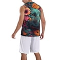 thumbnail image 2 of Sikiie Colorful Flower Dog A Basketball Jersey Reversible Men's Mesh Athletic Sports Shirts Training Practice S-4XL4X-Large, 2 of 6