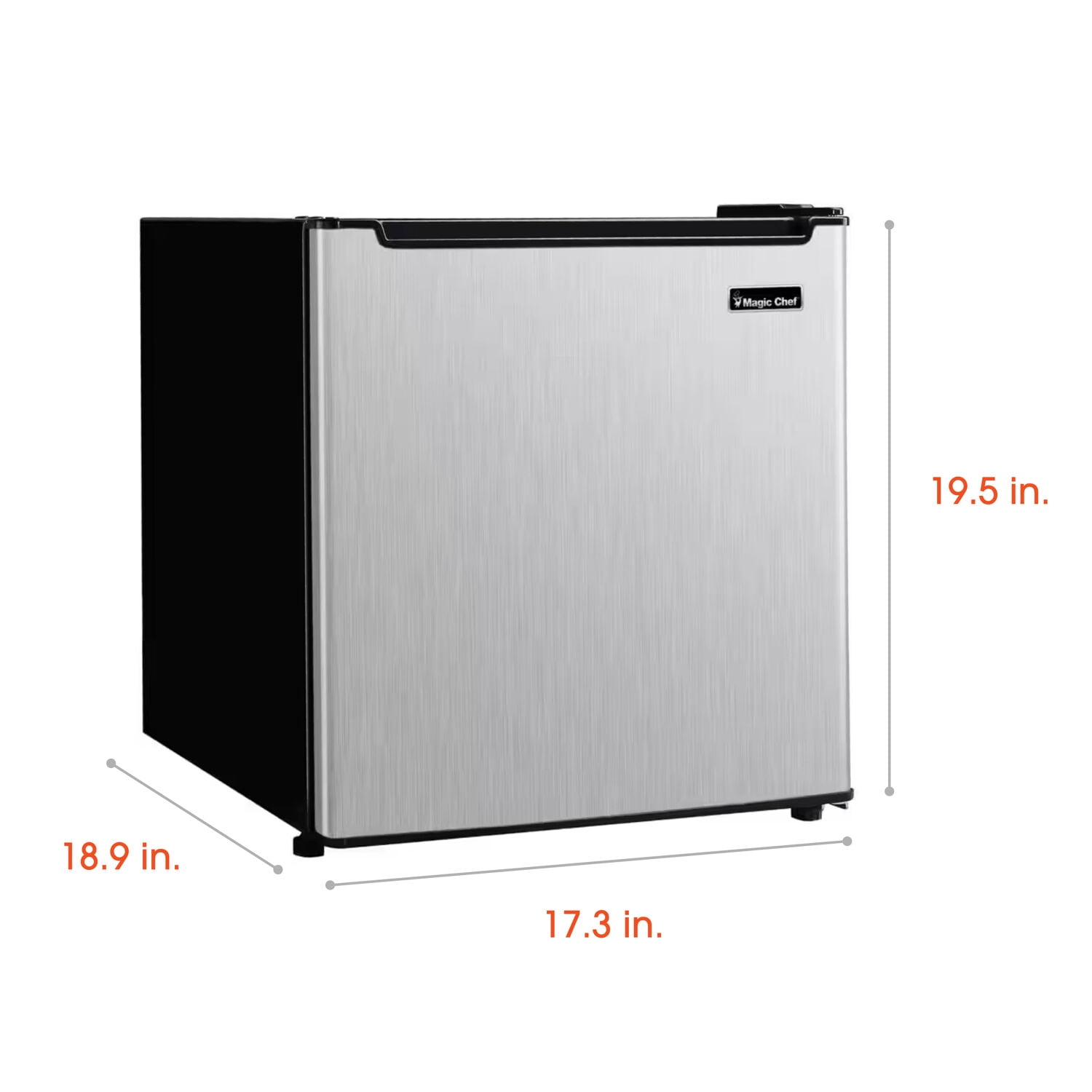 Magic Chef 1.7-cu. ft. Mini Fridge in Stainless Steel