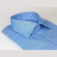 thumbnail image 4 of Mens 100% Cotton Shirt From Turkey Manschett by Quesste Slim Fit 4029-08 Blue, 4 of 6