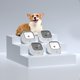 thumbnail image 2 of Cuenco de Agua TAKMOO Blanco de Gran Capacidad sin Derrames para Mascotas, 2 of 8