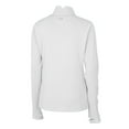 thumbnail image 3 of Women's Cutter & Buck White Kansas City Royals Americana Logo DryTec Traverse Stretch Quarter-Zip Pullover Top, 3 of 3