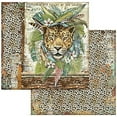 thumbnail image 5 of Stamperia Double-Sided Paper Pad 8"X8" 10/Pkg-Amazonia, 10 Designs/1 Each, 5 of 9