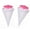 Pink Red, variant on 2pcs Reusable Pet Hair And Lint Catcher For Washing Machine Floating Meshes Laundry Bag Hair and Lint Filter