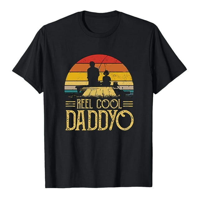 Camiseta del día del padre Camiseta de manga corta con estampado de letras de verano para hombre y mujer Regalo para el padre Fridja hjk3171