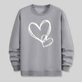 thumbnail image 5 of PNTUTB Men's Fashion Valentine's Day Print Classic Crew Neck Long Sleeve Casual Loose Comfort Pullover Sweatshirts, 5 of 6
