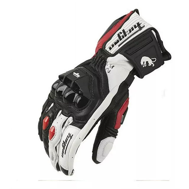 Guantes De Moto Largos Piel Protecciones Impermeables