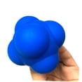 thumbnail image 3 of OULII 1Pcs Hexagonal Sphere Reaction Ball Silicone Blue for Workout Equipment and Exercise Balls, 3 of 8