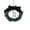 D, variant on Titcea Christmas Wreaths for Front Door, 7.1 Inch Hanging Winter Decor Xmas Pendant with Bell&Bow Tie