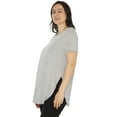 thumbnail image 4 of Kindly Yours Women's Maternity Cotton Modal Short Sleeve Nursing T-Shirt, Sizes S to XXXL, 4 of 6